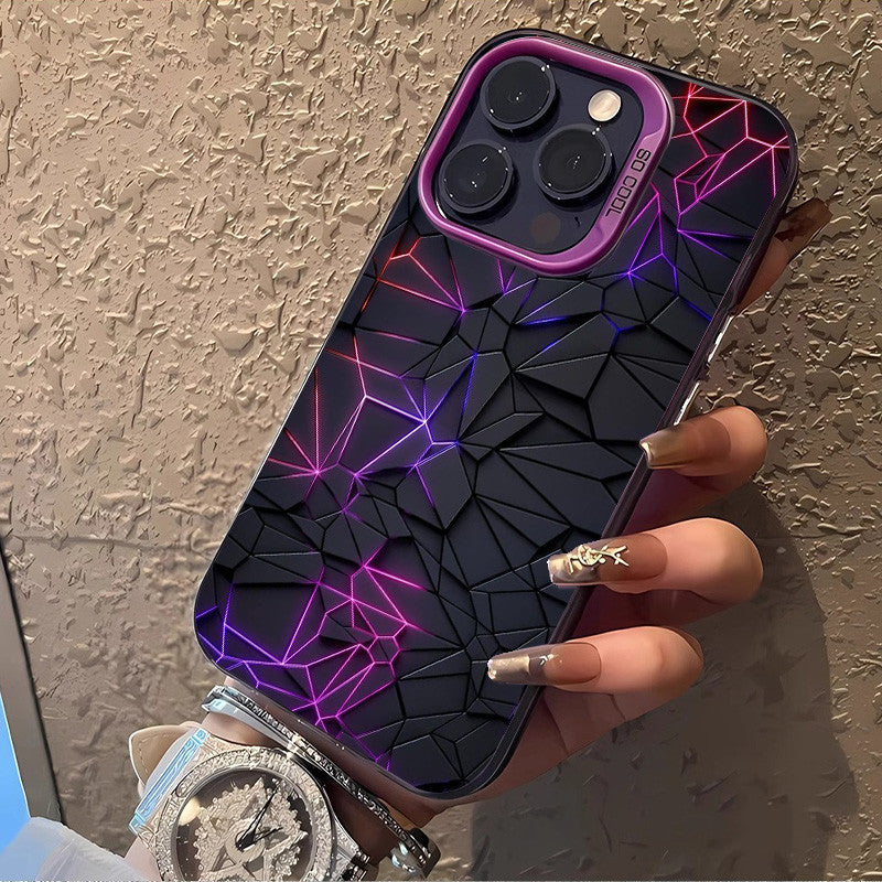 Sarung Sarung, Reka Bentuk Kiub Kreatif, SerasidenganiPhone 15 Pro / 14 / 13 / 12 / 11 pro max/xs max, Kalis Kejutan, Se
