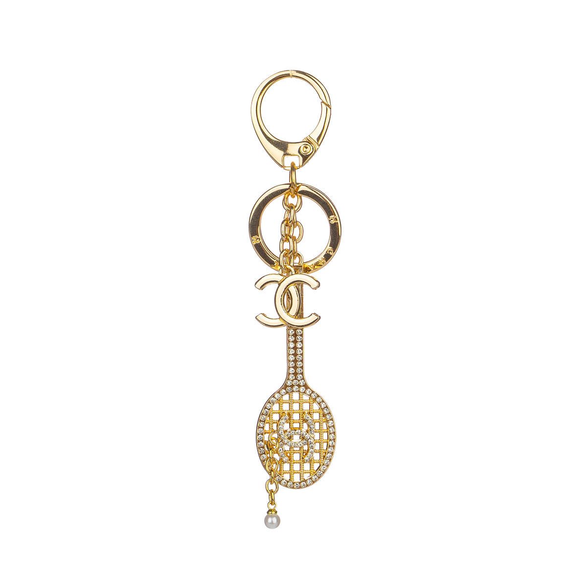 Luxury Lollipop Monogram Bag Charm Keychain