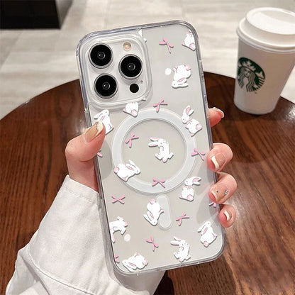 Sarung Telefon Bimbit Reka Bentuk GraffitiBulatan Sesuai untuk Apple iPhone 17 15 16 12iPhone1113 14ProMax Lutsinar