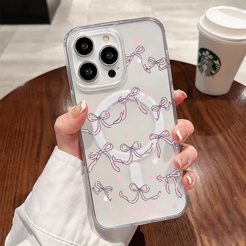 Sarung Telefon Bimbit Reka Bentuk GraffitiBulatan Sesuai untuk Apple iPhone 17 15 16 12iPhone1113 14ProMax Lutsinar