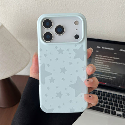 Star cartoon silicone Phone case compatible for iPhone 17promax 15promax 16promax 14promax 13 back cover anti-fall