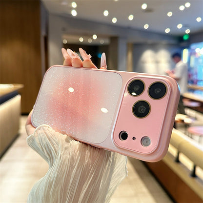Gradient blurred large window Phone case compatible for iPhone 17promax 15promax 16promax 14promax 13promax back cover anti-fall