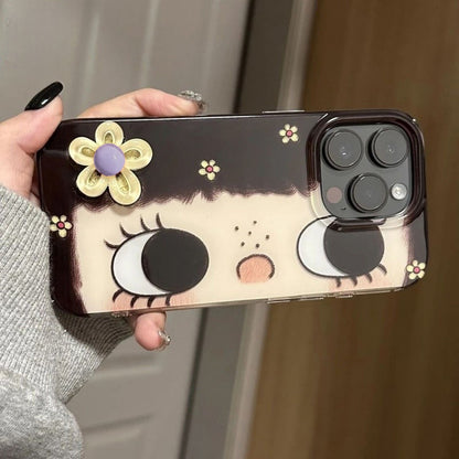 Case HP Kompatibel Untuk IPhone 15 11 16 13 12 14 Pro Max XR 16Plus 7Plus 8Plus X XS Max 14 8 7 15 Plus Pasangan Bunga G