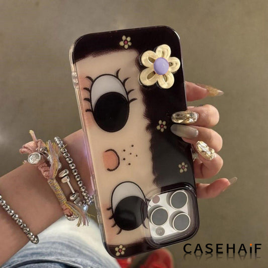 Case HP Kompatibel Untuk IPhone 15 11 16 13 12 14 Pro Max XR 16Plus 7Plus 8Plus X XS Max 14 8 7 15 Plus Pasangan Bunga G