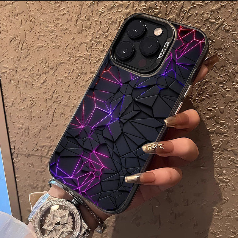Sarung Sarung, Reka Bentuk Kiub Kreatif, SerasidenganiPhone 15 Pro / 14 / 13 / 12 / 11 pro max/xs max, Kalis Kejutan, Se