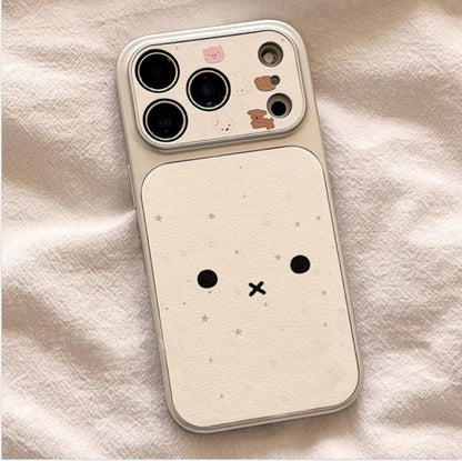 Miffy cartoon phone case for iPhone series niche 16 days and South Korea 13 women 14 windows 17 all-inclusive anti-drop