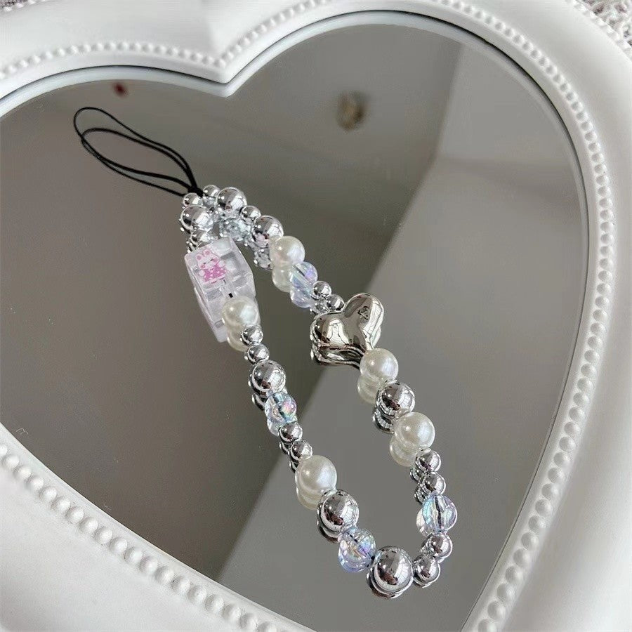 For IPhone 17 16 15 14 Plus 13 12 11 Pro Max X XR XS Max Cute flowers English bow leather silver large window soft