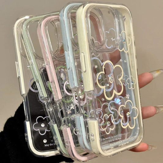 Cute floral fashion soft iPhone 11 case. for iPhone 15, 17, 16, 13, 14, 11, 12 Pro Max, 13, 15,14,12,16 Pro,16,14,Plus