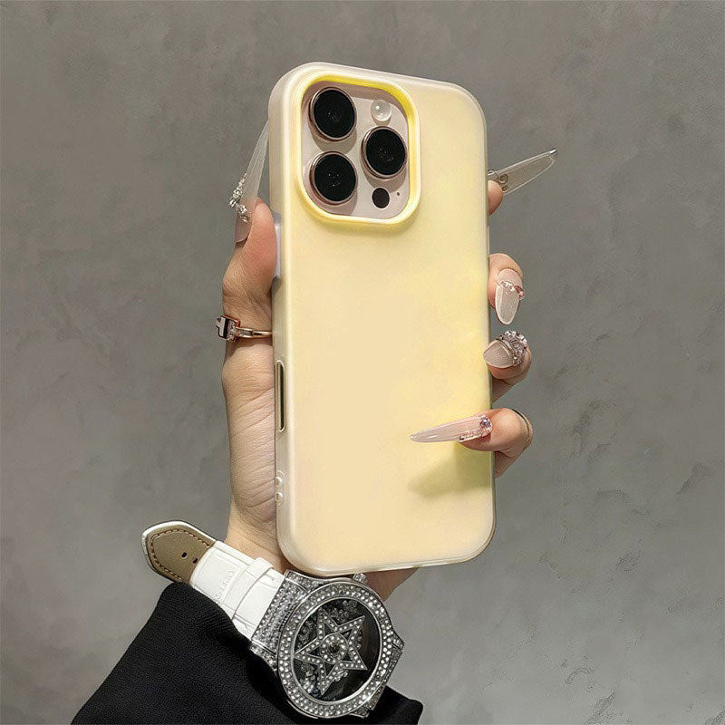 Case for iPhone 11 17 12 13 16 14 Pro Max 15 16 7 14 8 Plus XS X XR Max Advanced Simple Fresh Color 2 in 1 Soft Cover