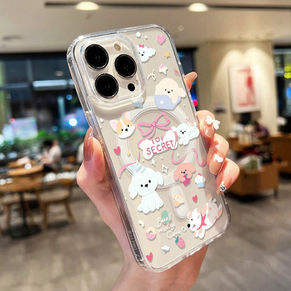 Sarung Magnetik untuk iPhone 17, Air, 11, 16 Pro Max, 13, 15, 14, 12 Pro, 16 Pro Max - Sarung Telefon Magnetik Kalis