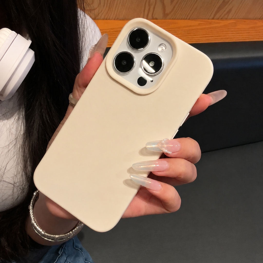 Leather Soft TPU case in candy colors, simple. Also available for iPhone 11 15 14 13 12 16 Pro max XS XR 7 Plus 8 Plus