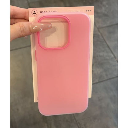 Case for iPhone 11 17 12 13 16 14 Pro Max 15 16 7 14 8 Plus XS X XR Max Advanced Simple Fresh Color 2 in 1 Soft Cover