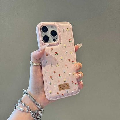 This iPhone case is for iPhone 17,15,14,13,16, Pro Max, X, XR, XM, Pro,Plus.with solid color floral design,protection.