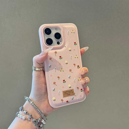 This iPhone case is for iPhone 17,15,14,13,16, Pro Max, X, XR, XM, Pro,Plus.with solid color floral design,protection.