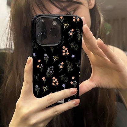 Spring Fashion Floral Glossy iPhone 13 Case for iPhone 17 AIR 16 14 11 12 13 15 Pro Max 14 15 8 7 16 Plus XS X XR SE