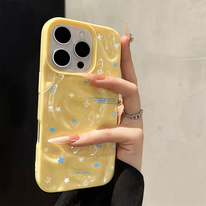 Simple Stars Cartoon Phone Case - Soft Case for iPhone 11,15, 14, 13, 12, 11 Pro Max,Pro, X, XR, XS Max, 7, 8 Plus,