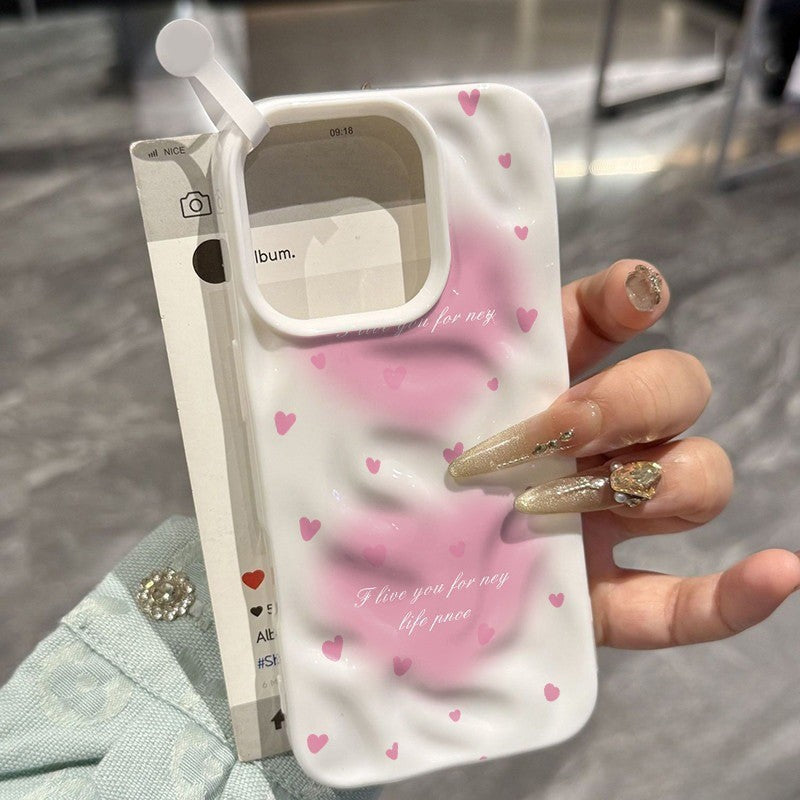 For iPhone 17, 15,13, 16, 11, 15, 17, 14, 12 Pro Max, 15, 14, 16, 7, 8 Plus, XR, X, XS cases. Sweet little love design
