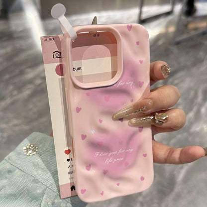 For iPhone 17, 15,13, 16, 11, 15, 17, 14, 12 Pro Max, 15, 14, 16, 7, 8 Plus, XR, X, XS cases. Sweet little love design