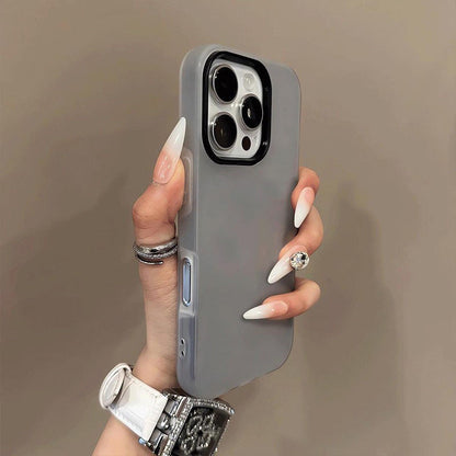 Case for iPhone 11 17 12 13 16 14 Pro Max 15 16 7 14 8 Plus XS X XR Max Advanced Simple Fresh Color 2 in 1 Soft Cover