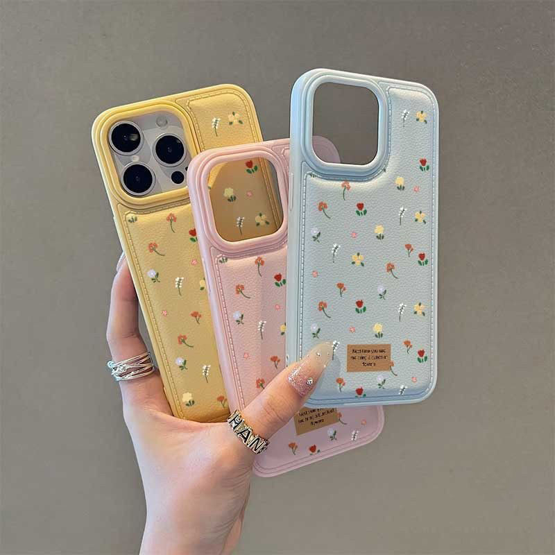 This iPhone case is for iPhone 17,15,14,13,16, Pro Max, X, XR, XM, Pro,Plus.with solid color floral design,protection.
