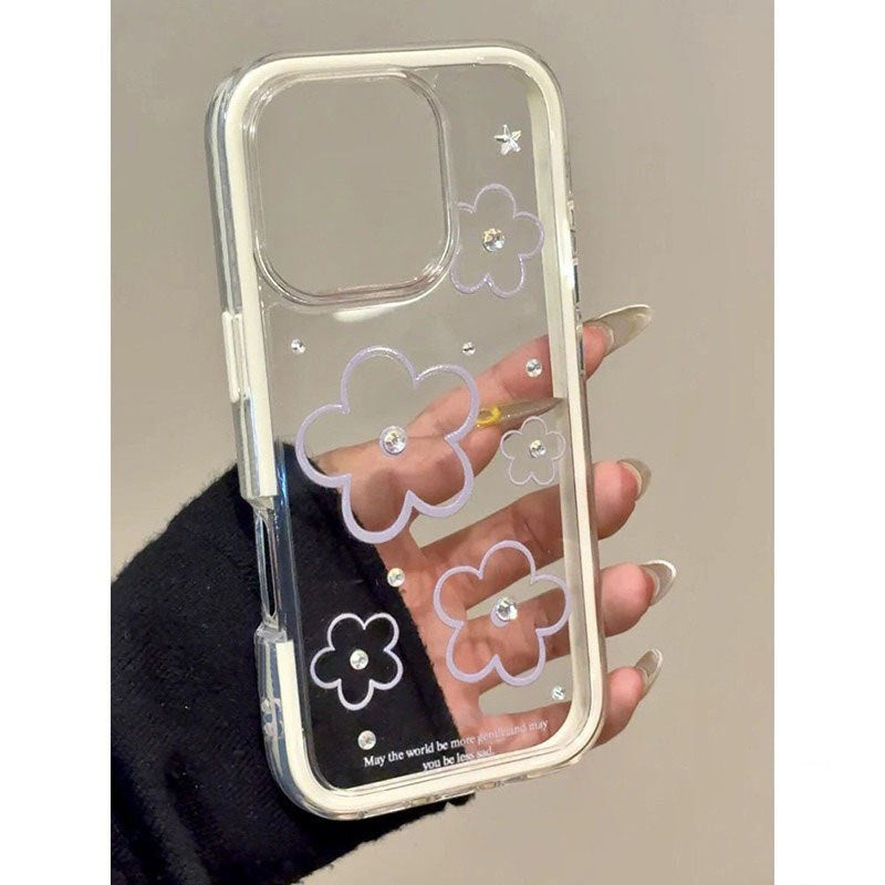 Cute floral fashion soft iPhone 11 case. for iPhone 15, 17, 16, 13, 14, 11, 12 Pro Max, 13, 15,14,12,16 Pro,16,14,Plus