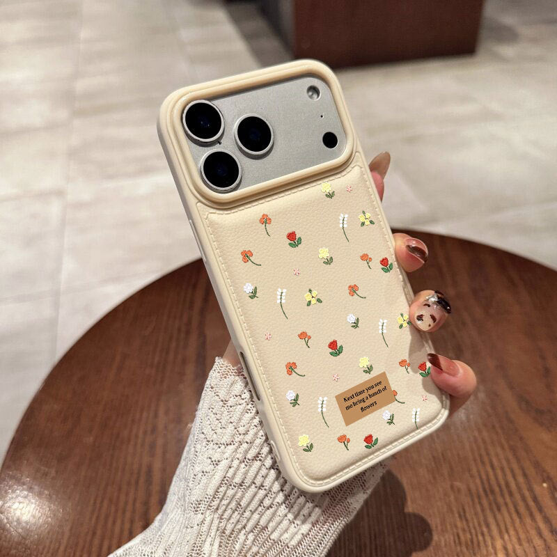 This iPhone case is for iPhone 17,15,14,13,16, Pro Max, X, XR, XM, Pro,Plus.with solid color floral design,protection.