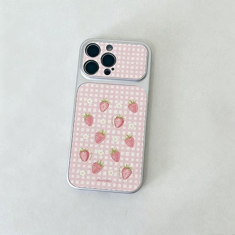 Sarung kulit pelindung bercorak tomato. Sesuai dengan iPhone 17, 14, 11, 13, 16, 12, 15 Pro Max, 14, 16, 15 Plus.