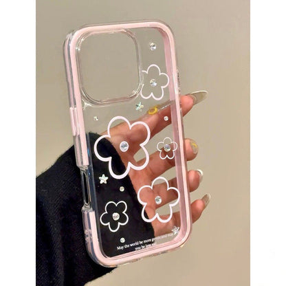 Cute floral fashion soft iPhone 11 case. for iPhone 15, 17, 16, 13, 14, 11, 12 Pro Max, 13, 15,14,12,16 Pro,16,14,Plus
