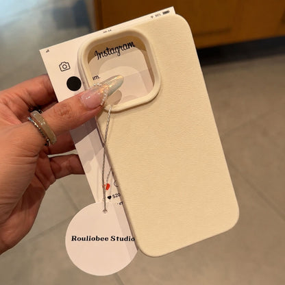 Leather Soft TPU case in candy colors, simple. Also available for iPhone 11 15 14 13 12 16 Pro max XS XR 7 Plus 8 Plus