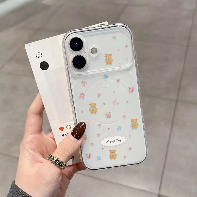 Suitable for iPhone 15 Plus, 13, 12, 11, 16, 17, 15, 14 Pro Max, X. Simple, cute panda design, drop-resistant.